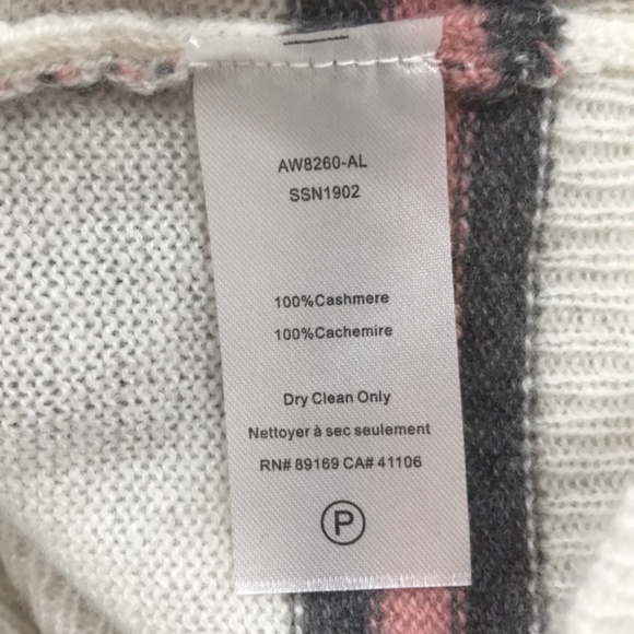 ATM ANTHONY THOMAS MELILLOStripe Cashmere Sweater - Picture 6 of 6